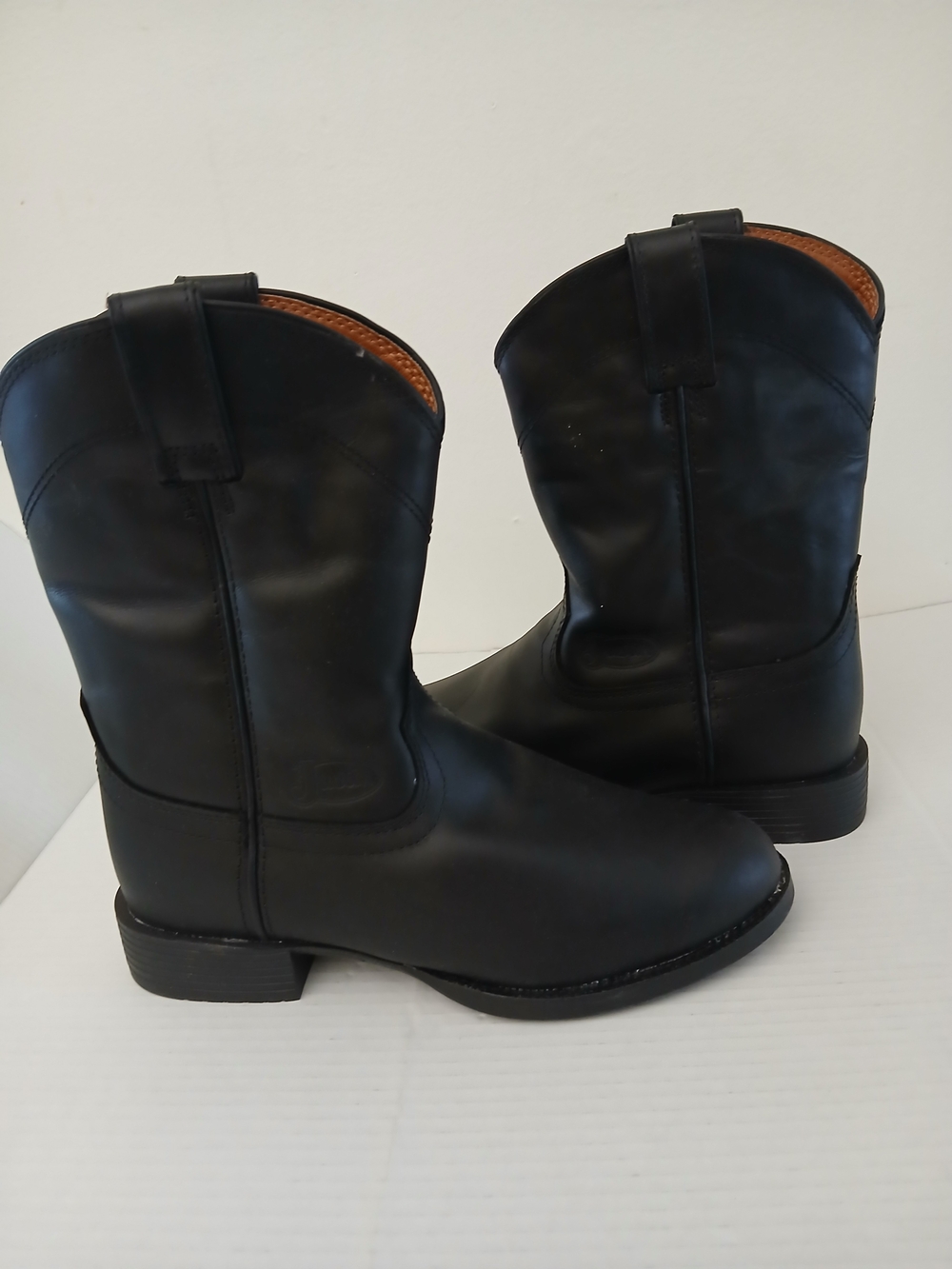 Justin Boots Men's Kilgore 9.5 Roper Black Boots $65